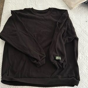 Daily Drills Black Oversized Crew🖤